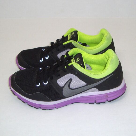 Nike Womens Lunarfly 4 Athletic Running Sneakers Lunarlon Purple Black - Picture 8 of 10